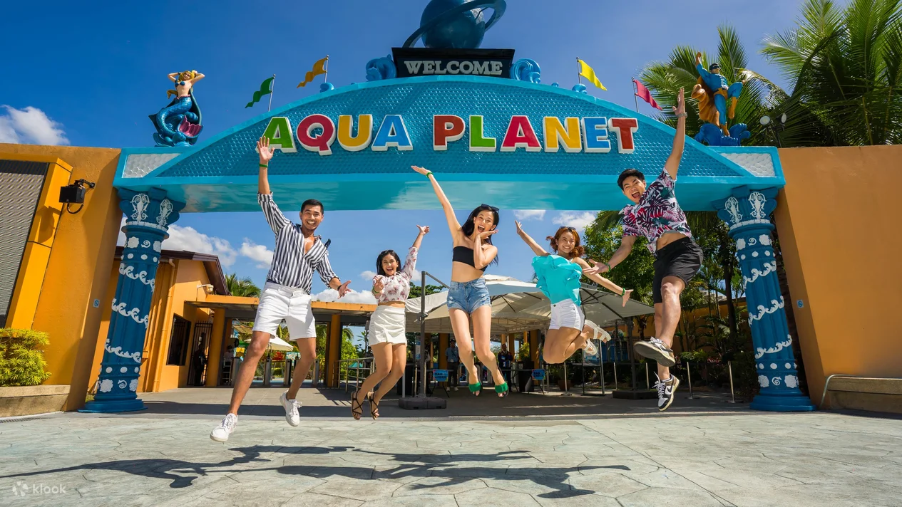 Eco-tourism attractions in Pampanga, Philippines, including Aqua Planet Water Park and Sandbox Adventure Park
