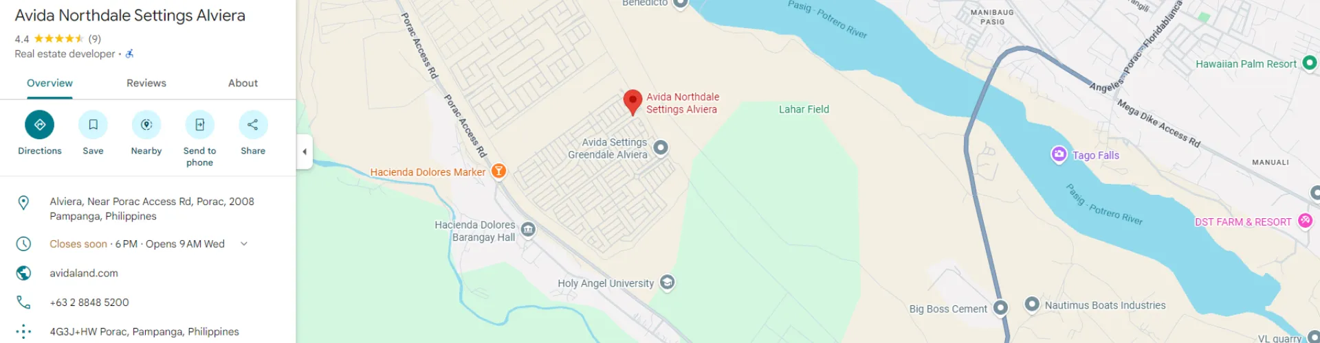 Avida Northdale Maps Location