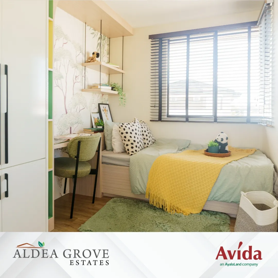 Erin House Model Bedroom - Aldea Grove Estates