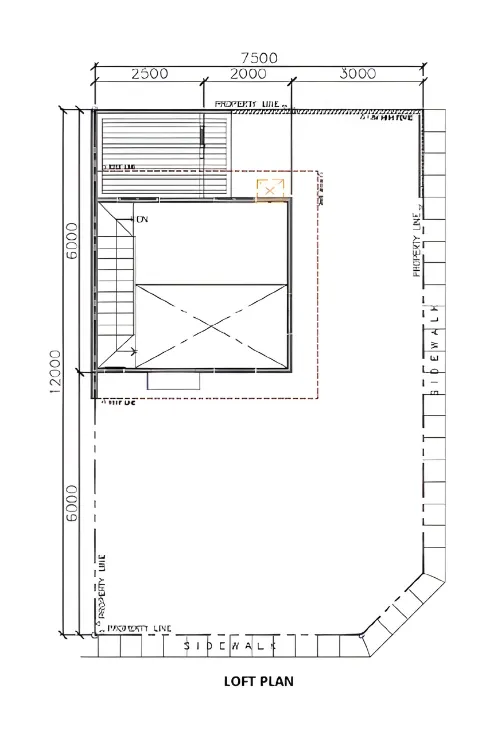Loft Type Corner - Floor Plan