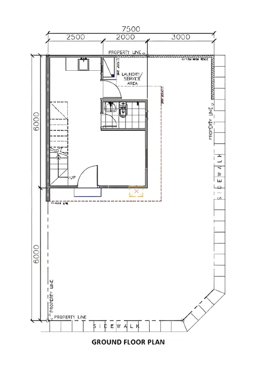 Loft Type Corner - GF Floor Plan