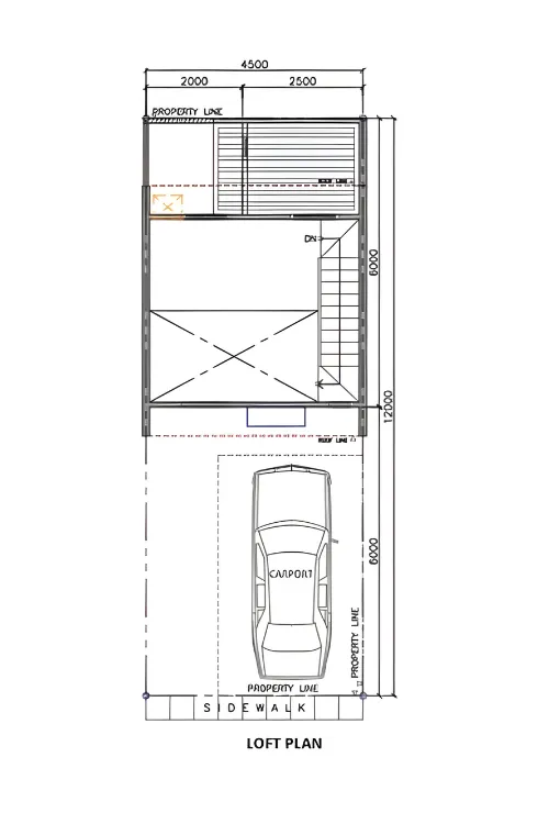 Loft Type Inner - Floor Plan