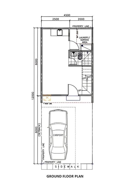 Loft Type Inner - GF Floor Plan